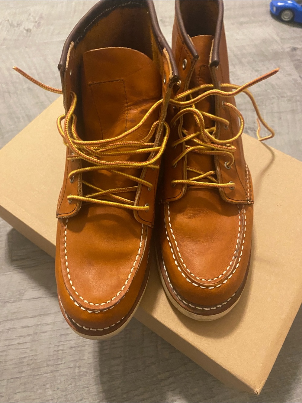 Red Wing Shoes Brown Kraft Box with Red Logo